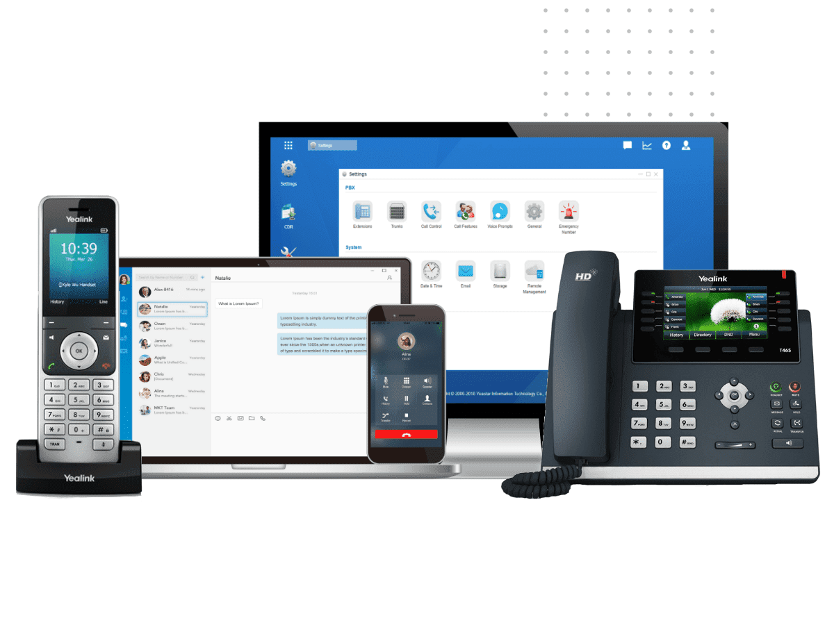 Fully-featured Business PBX phone system that keeps you connected anytime anywhere